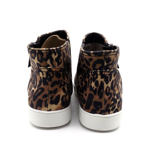 Naturalizer Ankle Bootie Brown Cheetah Miranda Sport Sneaker Animal Print - Picture 4 of 5
